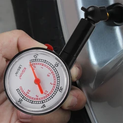 1Pc Mini Car Tire Pressure Gauge Air Pressure Gauge High-precision Motorcycle Truck Bike Tyre Pressure Measurement Tools Black