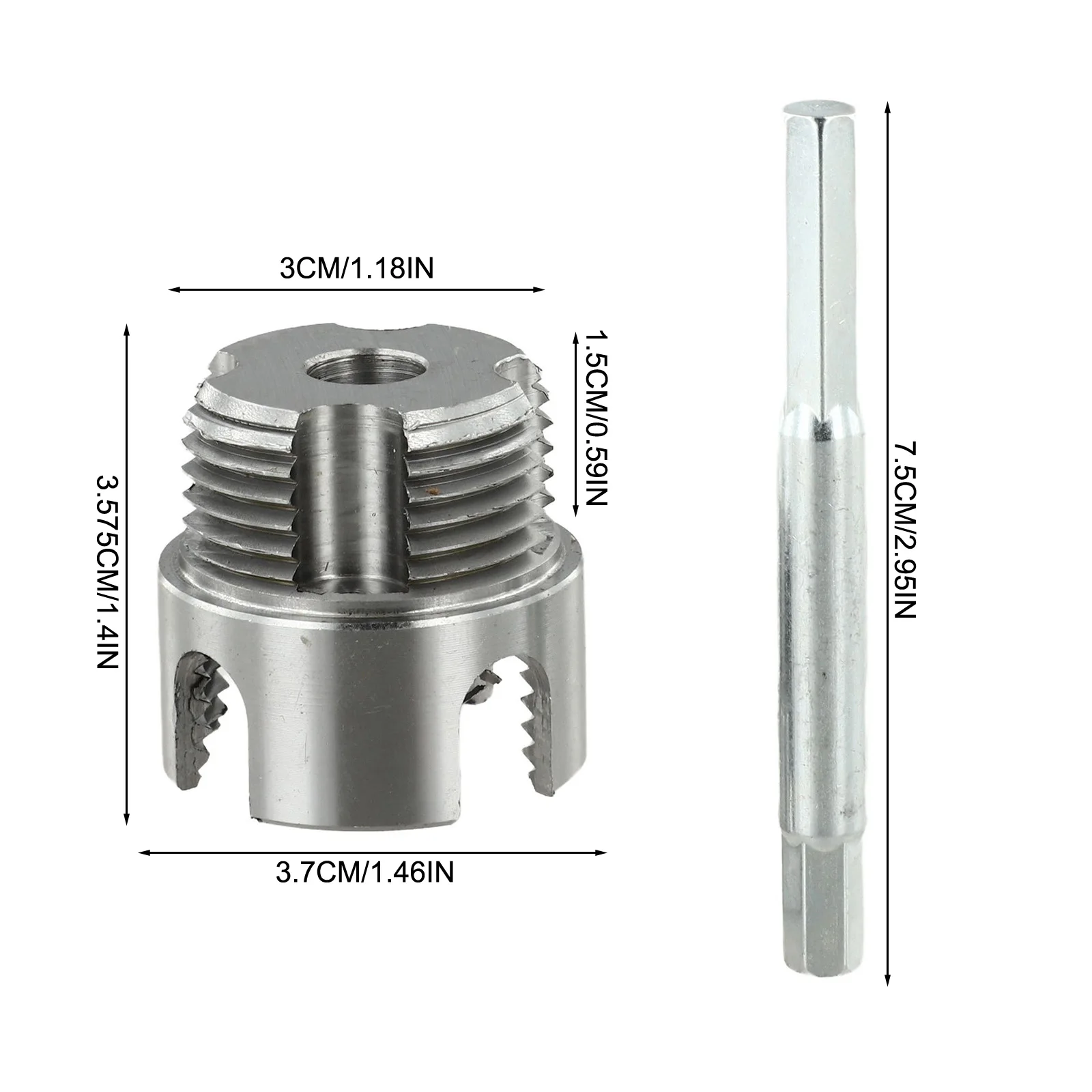1PCS PPR Water Pipe Threader Tapping Tool Internal Thread External Thread Integrated Die Water Pipe Wire Opener Tool Parts