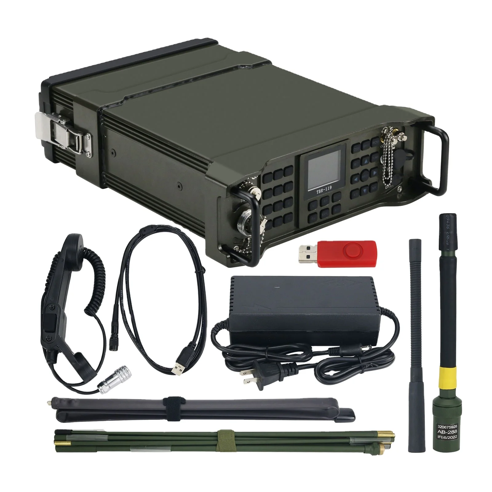 Key Encryption Key Designed For TBR-119 SDR Transceiver Full Band Manpack Radio