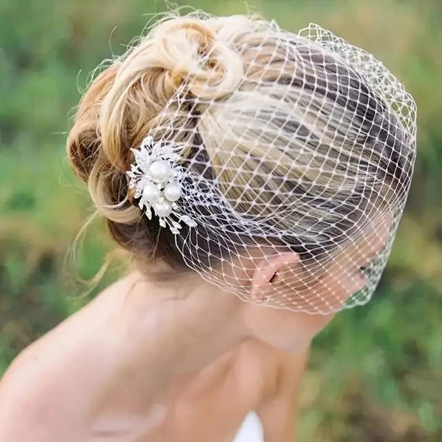 Vintage blusher veil discount