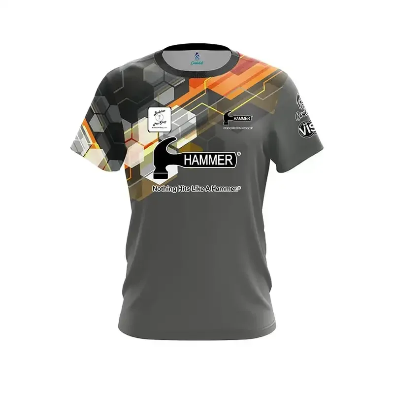 Neues, 3D-gedrucktes, lila, mit Skorpion-Motiv bedrucktes Bowling-Shirt, kurzärmeliges, sportliches T-Shirt, Freizeit-Outfit für Fans, passend für Eltern und Kinder. – Detail 2