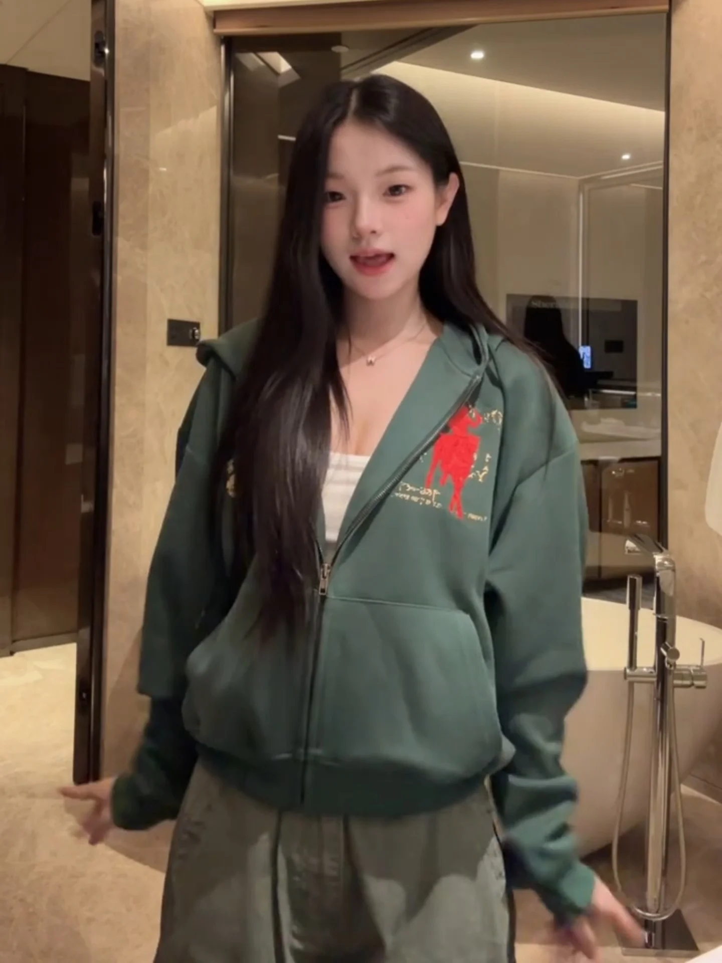 Americano retro een moletom com capuz jaet feminino solto preguiçoso sle aberto cardigan longo sve topo confortável respirável outono wear