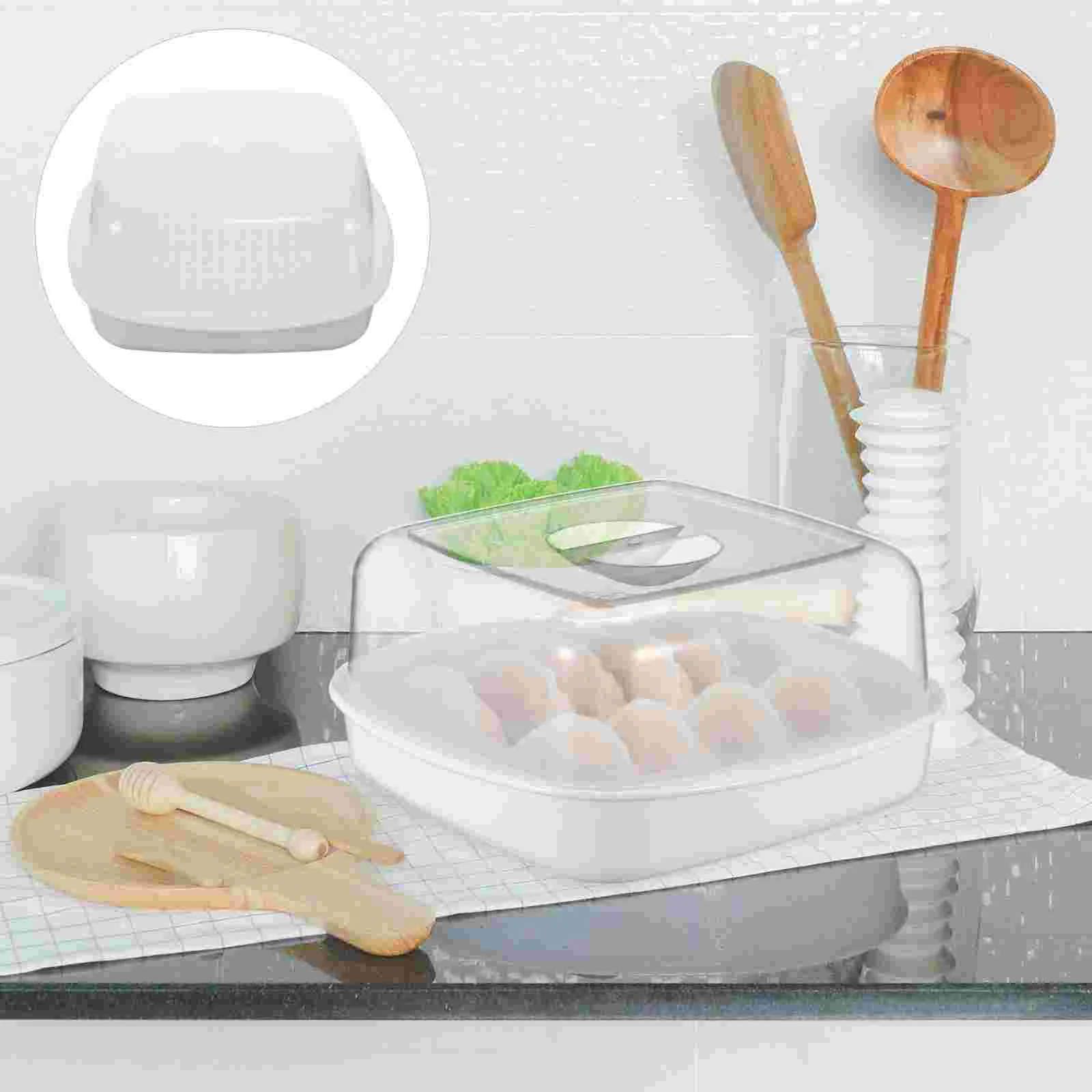 Microwave Steamer Kitchen Supply Cookware Basket Dumpling Holder Food Cooking Corn Multi-functional