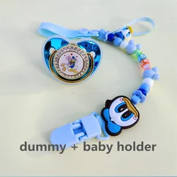 Disney New Daisy Design Character Image Dummy and Pacifier Clip Holder Newborn Items Silicone Chupetes Para Bebes Fast Shipping