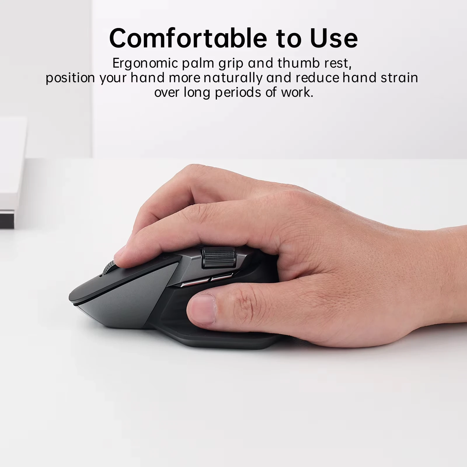 Rapoo MT760/MT760L/MT760Mini/MT760M Rechargeable Multi-mode Bluetooth Wireless Mouse Ergonomic 4000 DPI Support Up to 4 Devices - Image 4