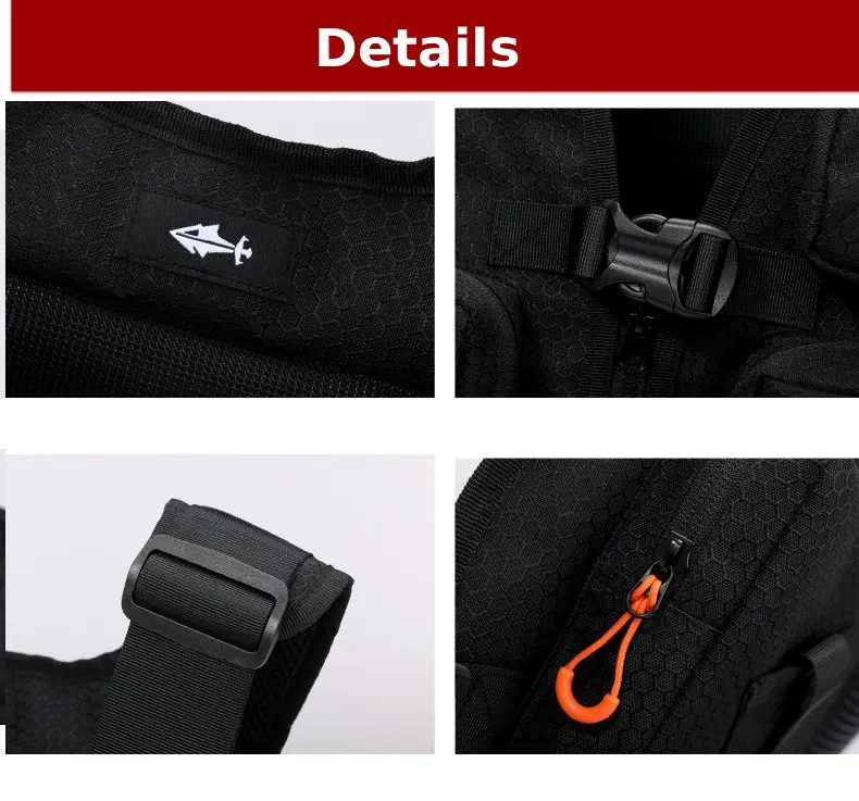 Outdoor-Camping-Kletter-Fahrrad-Rucksack-Sportweste Angeltasche Reisetasche Lauf-Workout-Rucksack Reittasche – Detail 20