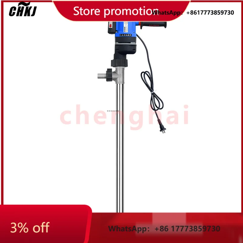 CHKJ-2025NEW 고점도 스테인리스 스크류 펌프 식품 등급 가변 속도 액체 이송 꿀 기어 오일 콩기름 등