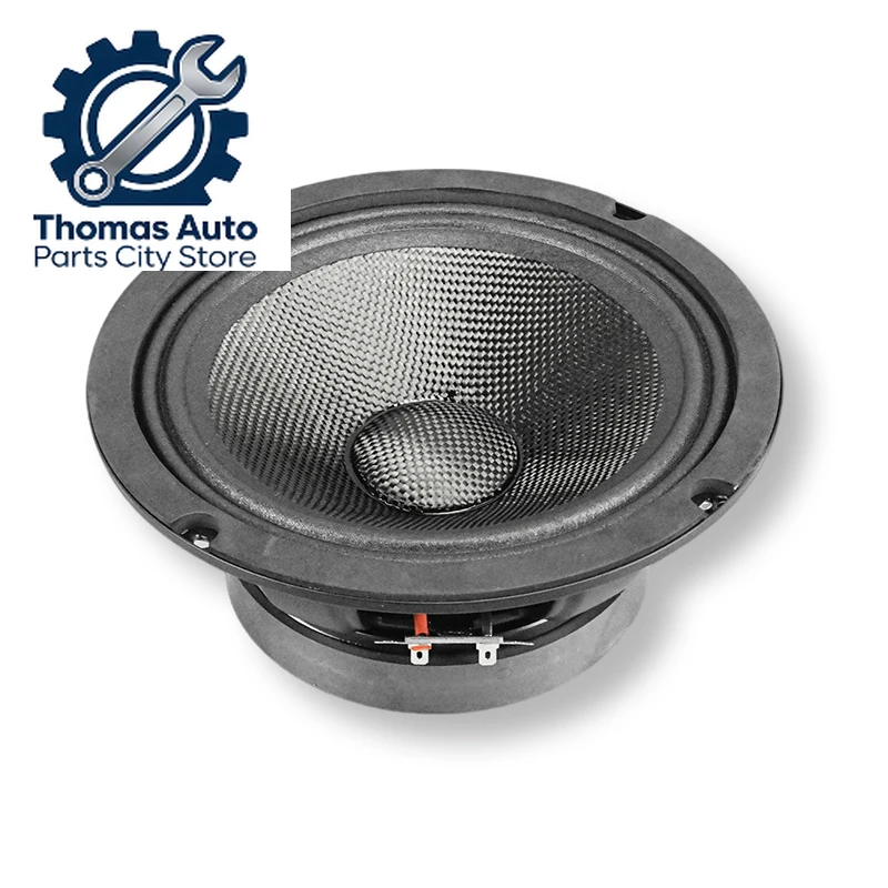 

8 Inch 200W Midrange Speaker 4 Ohm Steel Basket 48OZ Carbon Fiber 8 Inch Midrange Speaker For Car Audio