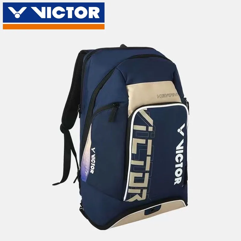 New VICTOR Victory Badminton Racket Bag BR5015 Large Capacity Men's And Women's Tennis Bag Backpack Independent Shoe Compartment