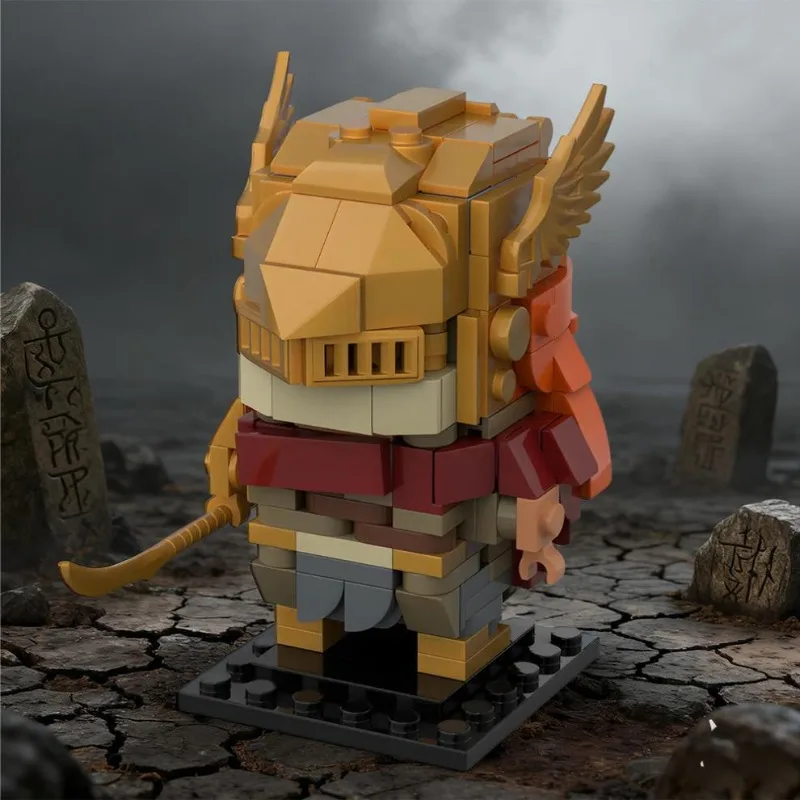 

228Pcs Medieval Valkyrie Figure Building Kit, Adult Collectible Display Model, Educational Toy for Teens, Creative Holiday Gift