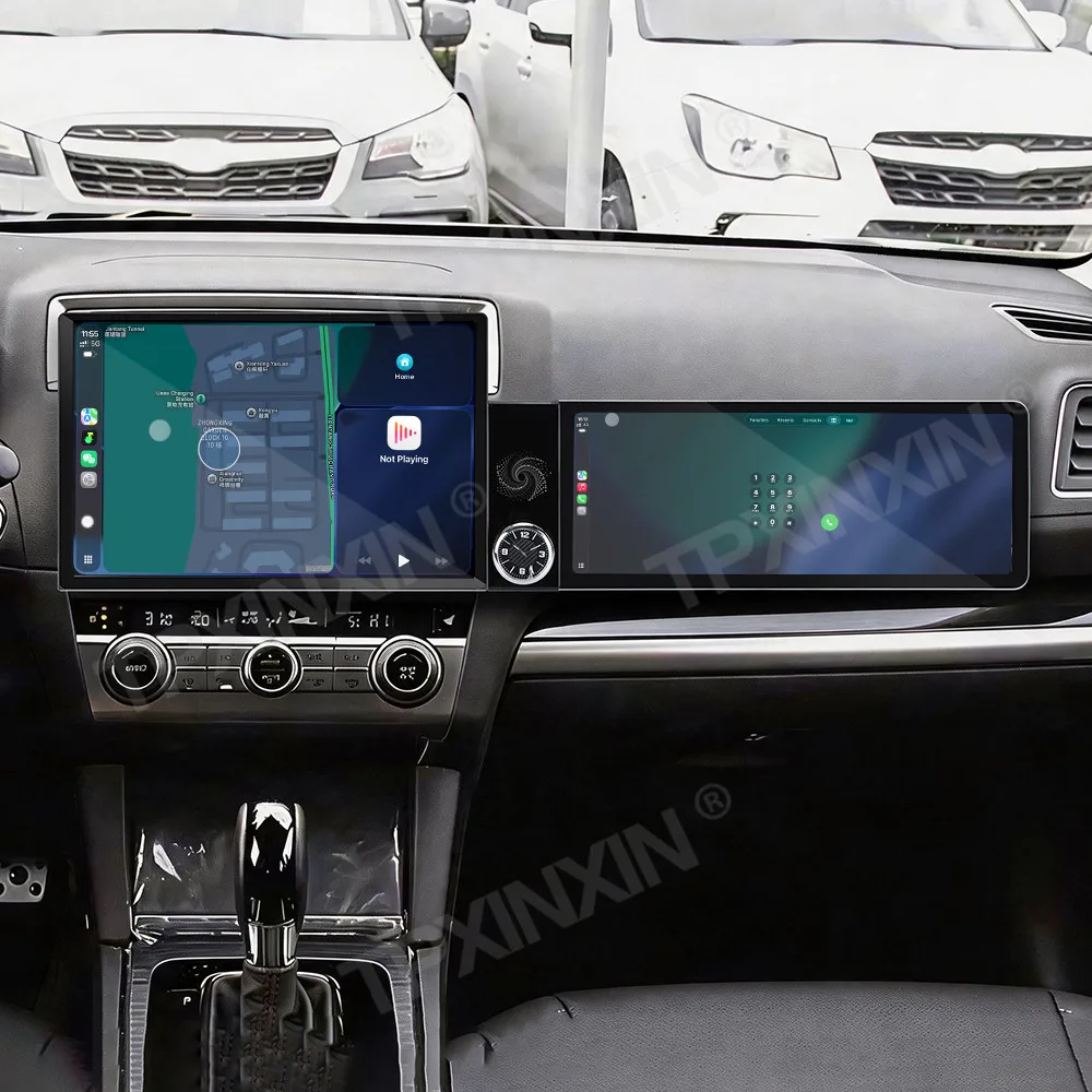 Different Type Dual Screen Car Radio For Subaru Legacy Outback 2011-2021 Car Multimedia Video Player GPS Navigation Carplay Unit