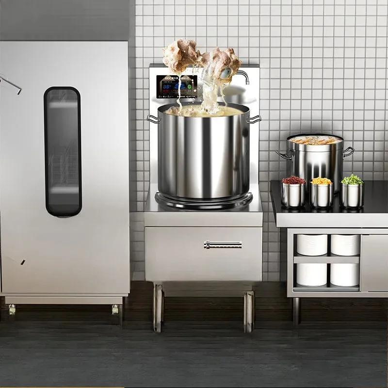 

Commercial induction cooker High power commercial soup stove 15KW high Short soup stove 8000W low soup stove
