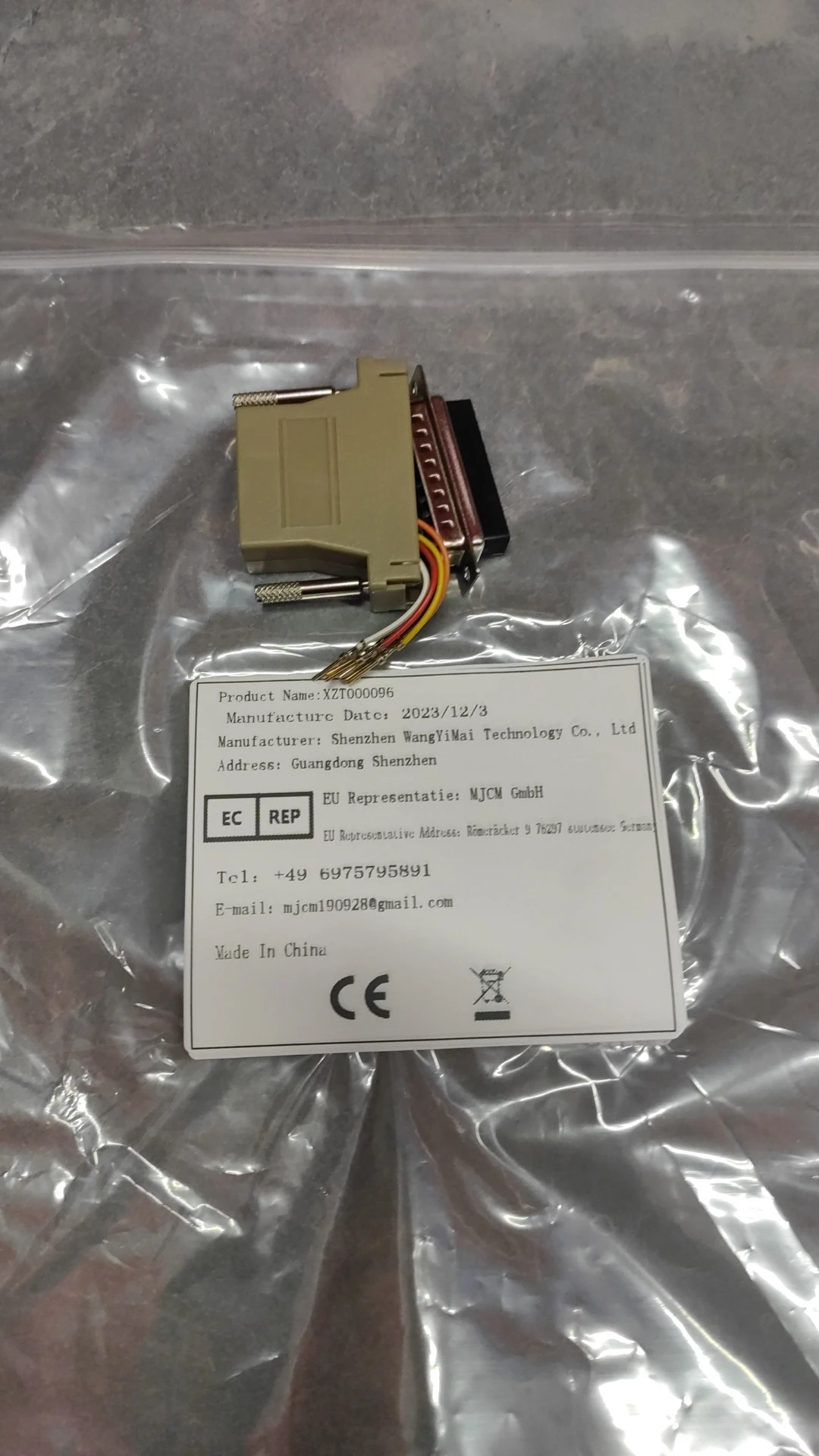 1PCS DB25 25Pin Male Female Connector to RJ45 Modem Adapter D-Sub RS232 Compatible Converter Adapter