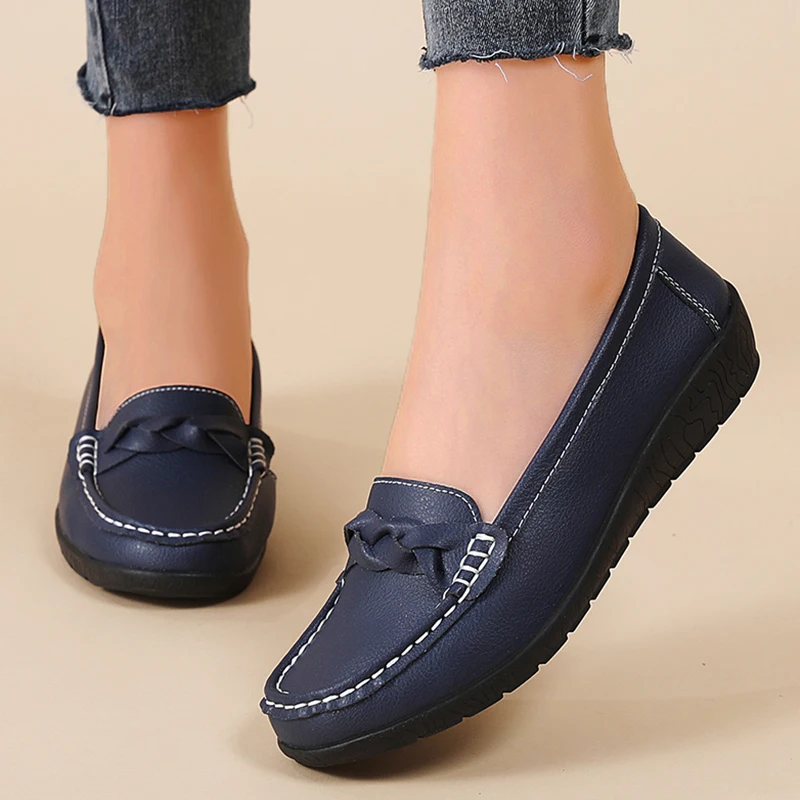 

Women Casual Shoes Slip On Nurse Shoes Moccasins Loafers Plus Size Shoes Woman Women's Loafers Comfortable Women Flats Outdoor