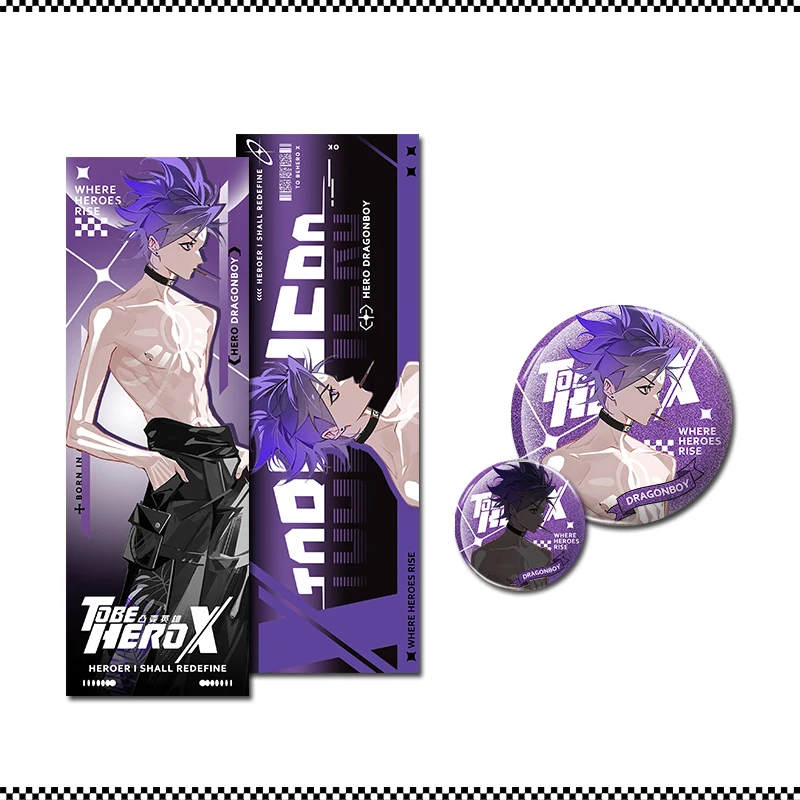 لتكون بطل X ما هي البطل ميرش دبوس بطاقة ثلاثية الأبعاد على الوجهين الطباعة شخصية دبوس بطاقة عشاق الهدايا جمع شارة #6