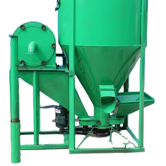 Animal feed mill mixer price good poultry chicken feed mixer grinder machine combina tin machine for animal food mixer and crush