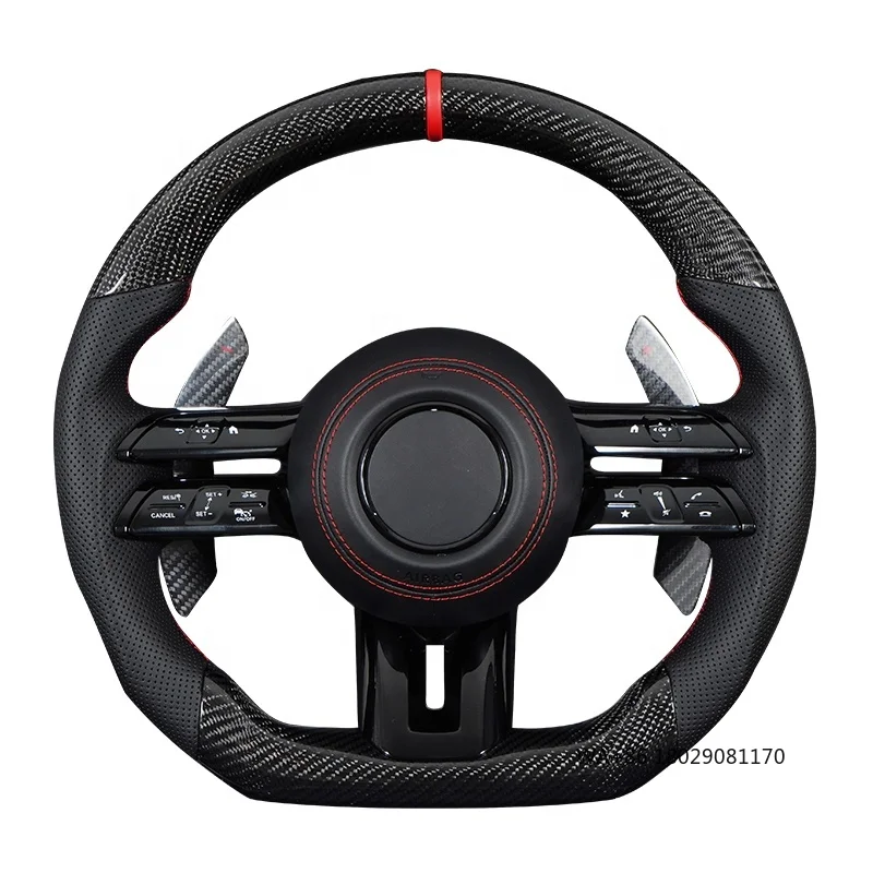 

C217 W211 W212 W221 W222 S63 C63 GLA45 C43 SLC for - W204 W205 CLA GLA 45 Class Carbon Fiber Steering Wheel