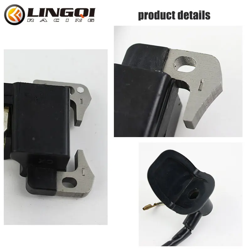 LINGQI Pit Dirt Bike Ignition-Coil High Pressure Pack Igniter for 49CC Two Stroke Engine Mini ATV Off-Road Scooter Accessories