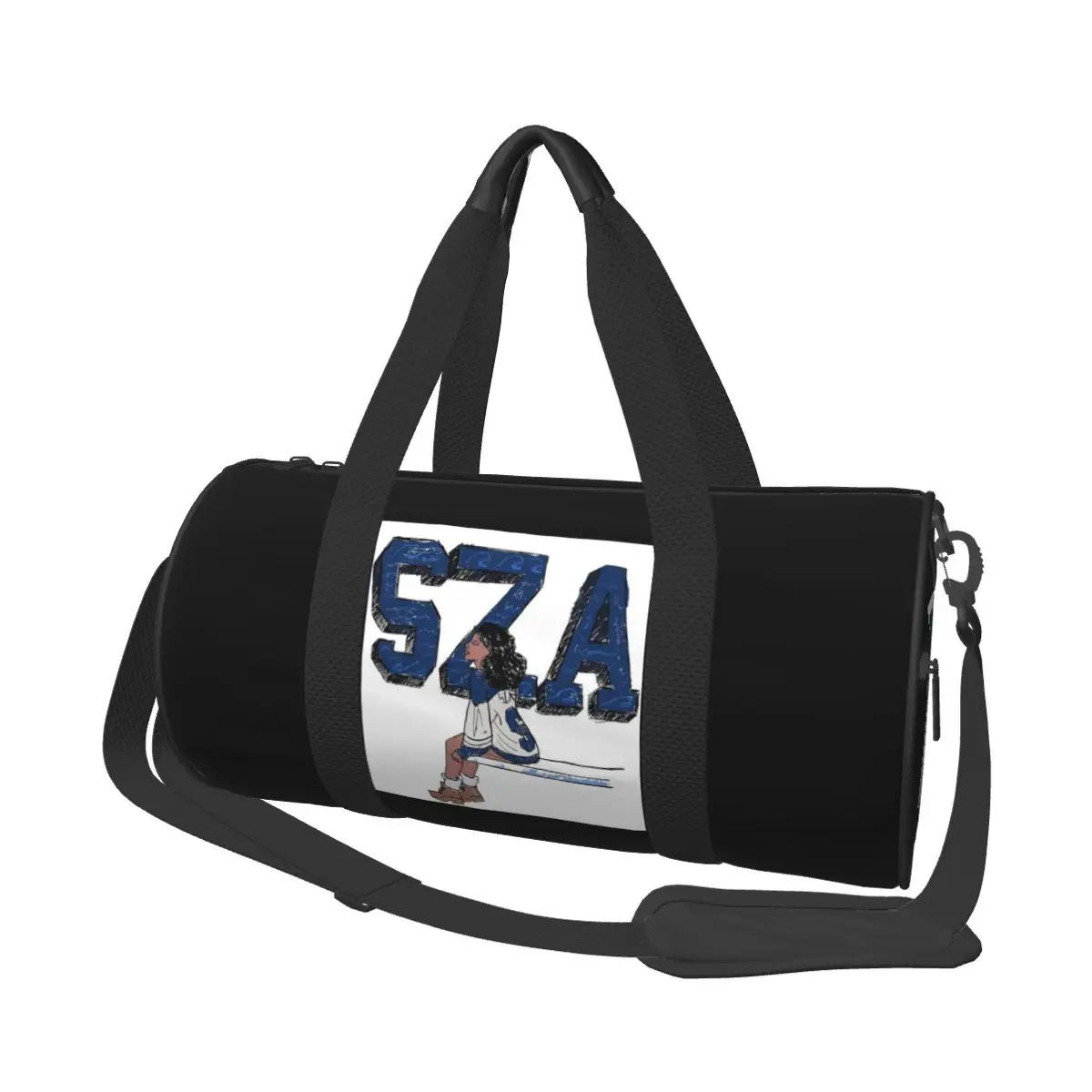 

SZA Song Singer SOS Album Large Duffle Gym Bag Multi-Functional Duffle Travel Bags Handbags Fitness bag
