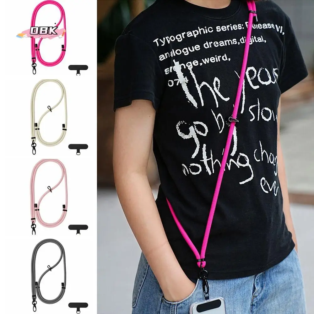 

Регулируемый ремешок для мобильного телефона, съемный анти-потерянный ремешок для телефона через плечо, длинная подвесная веревка, шейные ремни для телефона, путешествия на открытом воздухе