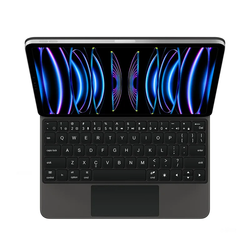 Korean Magic Keyboard for iPad Pro 13 2024 Case M4 Pro 11 Spanish keyboard Cover For iPad Pro 12.9 6th 2022 iPad 10th Gen. Case