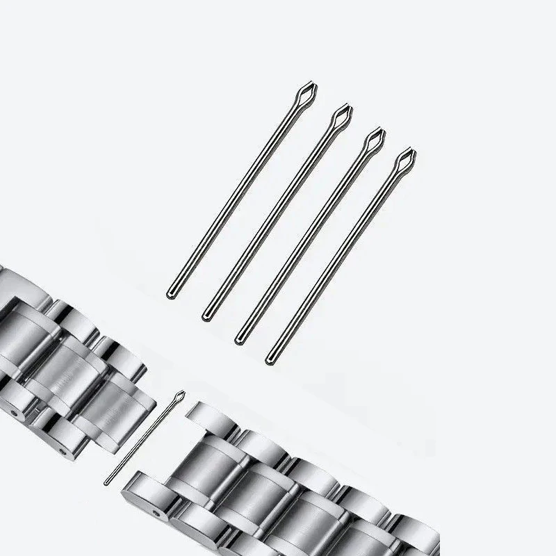 10pcs Diameter 0.9mm Diameter Stainless Steel Watch Band Link Cotter Pin Strap Spring Bars issuance Watch Repair Accessories