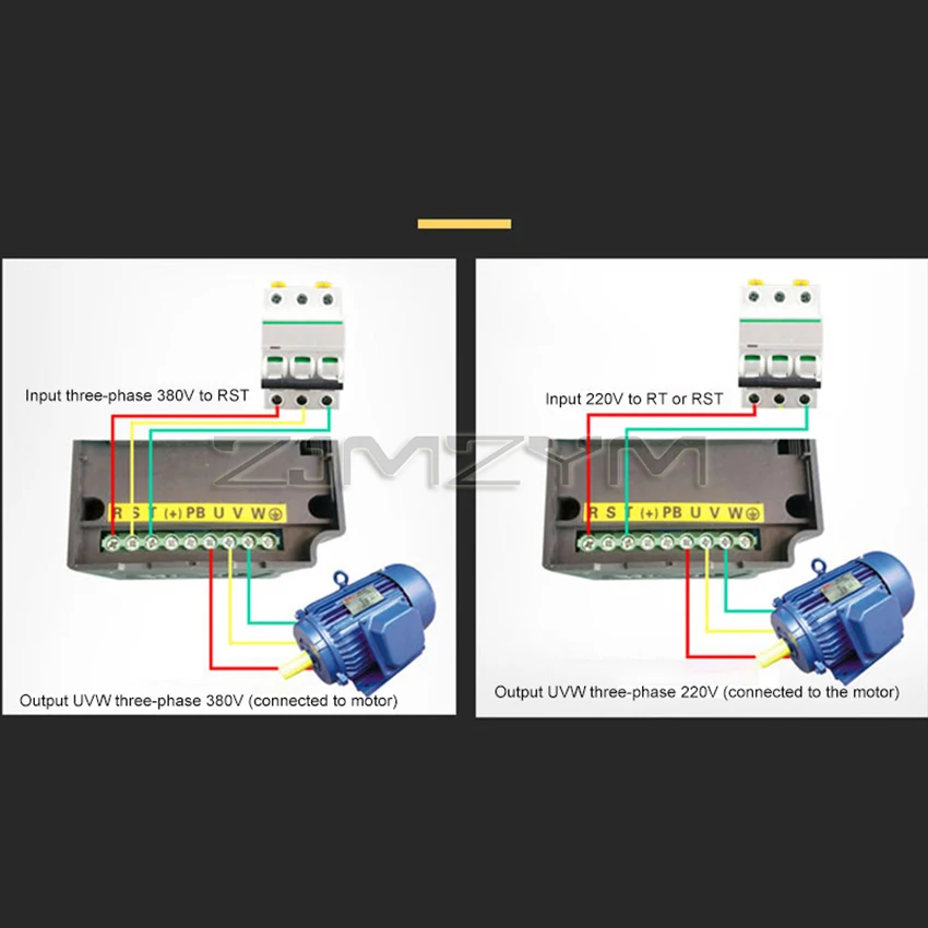 380 в экономичный VFD преобразователь частоты привода инвертор 3/4/5, 5 кВт контроллер скорости двигателя трехфазный инвертор