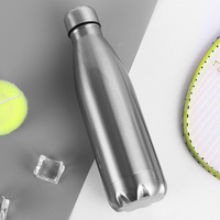 Stainless Steel Water Bottle Cycling Sports Drinking Cup Leakproof Portable Water Bottles Outdoor Camping Hiking Gym Kettle 2024