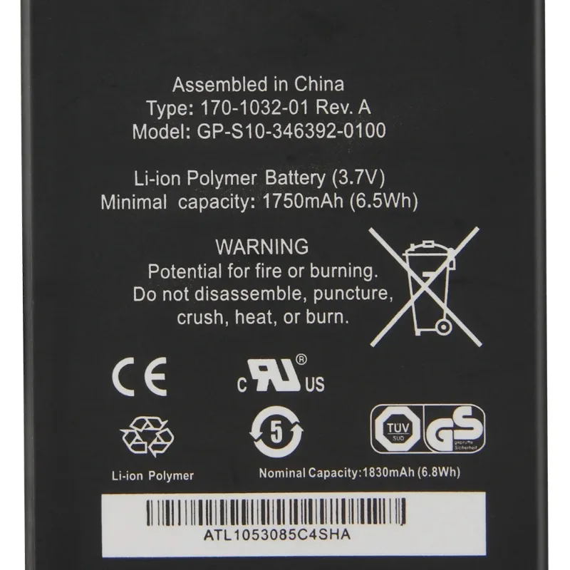 Replacement Battery 1750mAh GP-S10-346392-0100 For Kindle3 Kindle 3 S11GTSF01A D00901 E-Reader Batteries