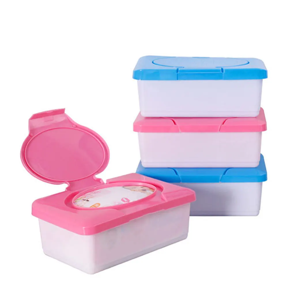 Waterproof Wet Tissues Box Holder Wide Application Convenient And Practical Minimalist Wet Wipe Box red