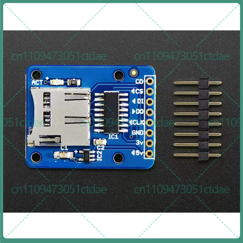 2-8pcs For MicroSD Card Module With Level Shifter SPI TF Memory Storage Breakout Board
