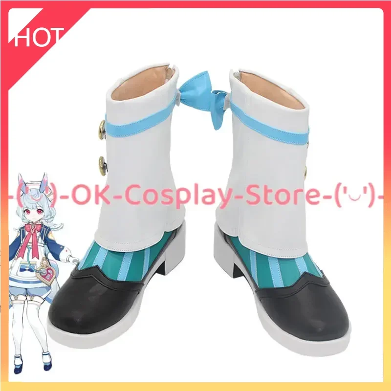 Game Genshin Impact Sigewinne Cosplay Shoes Halloween Carnival Boots PU Shoes Cosplay Props Custom Made