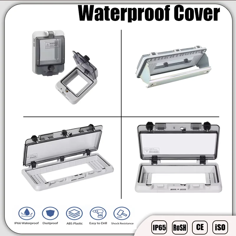 IP67 Circuit Breaker Transparent Waterproof Cover Window Distribution Box Protect Window Cover Monitor Observation Window Switch