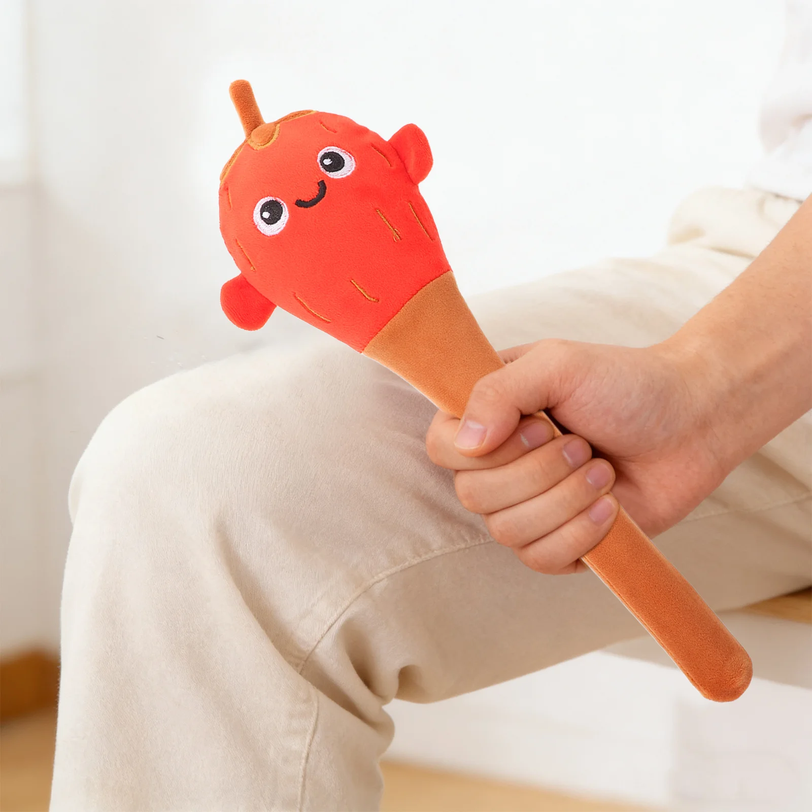 Handheld Meridian Massager - Fun Cartoon Shaped Tapping Hammer for Body Relaxation - Manual Percussion Massage Tool for Neck