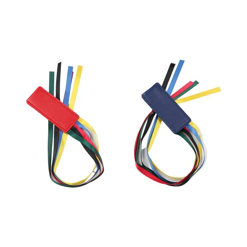 

Reading Bookmark Bookmark With Ribbons Pagination Mark Multi-color Book Reading Sorter PU Leather Handcrated Book Paginator