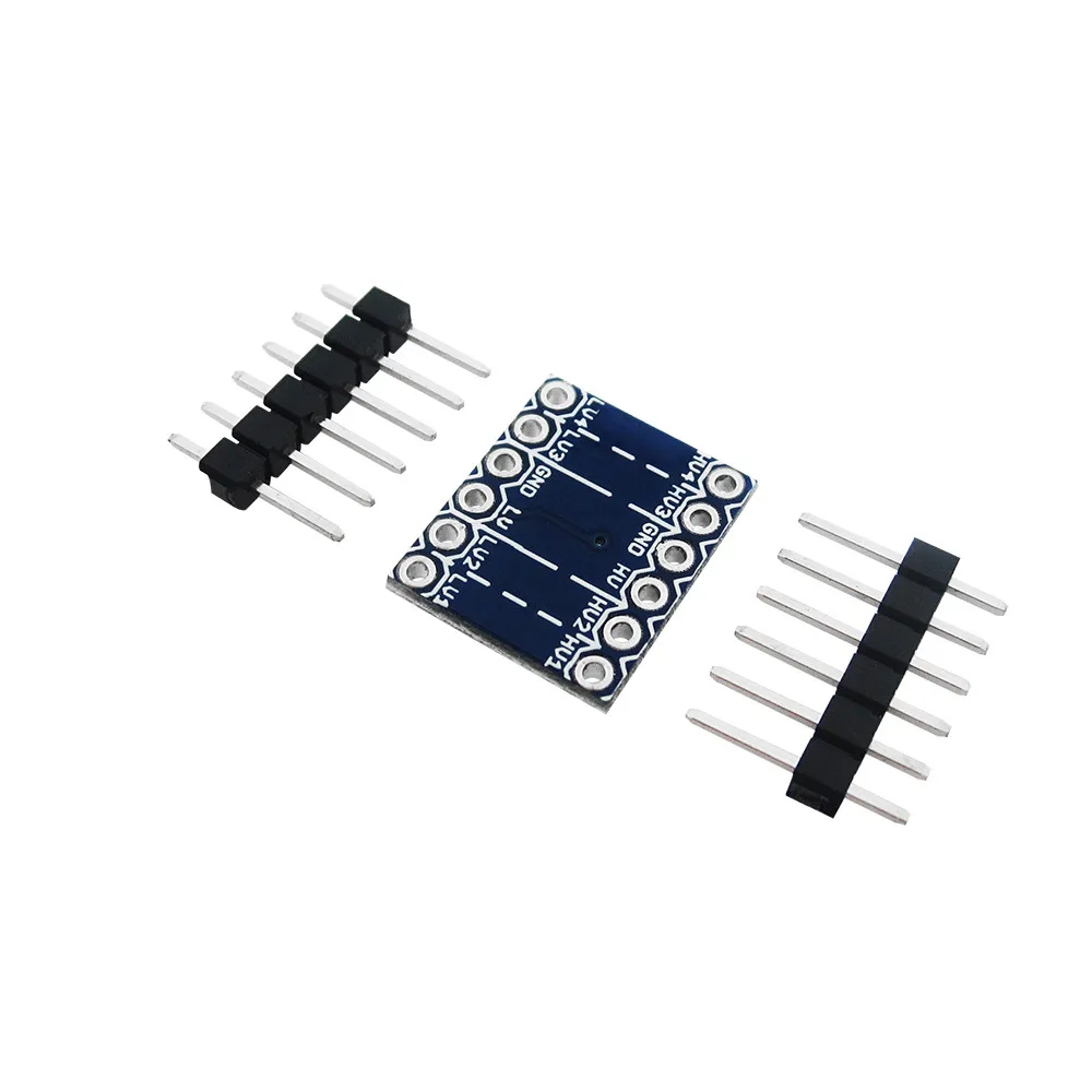 4-канальный преобразователь логического уровня IIC I2C, двунаправленный модуль от 5 В до 3,3 В