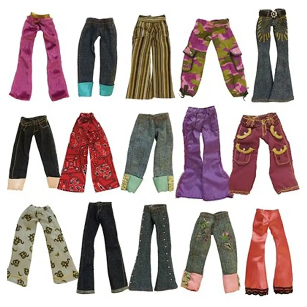 New Casual Wears   Floral Jeans Dolls Trousers Leather Pants Clothes Accessories