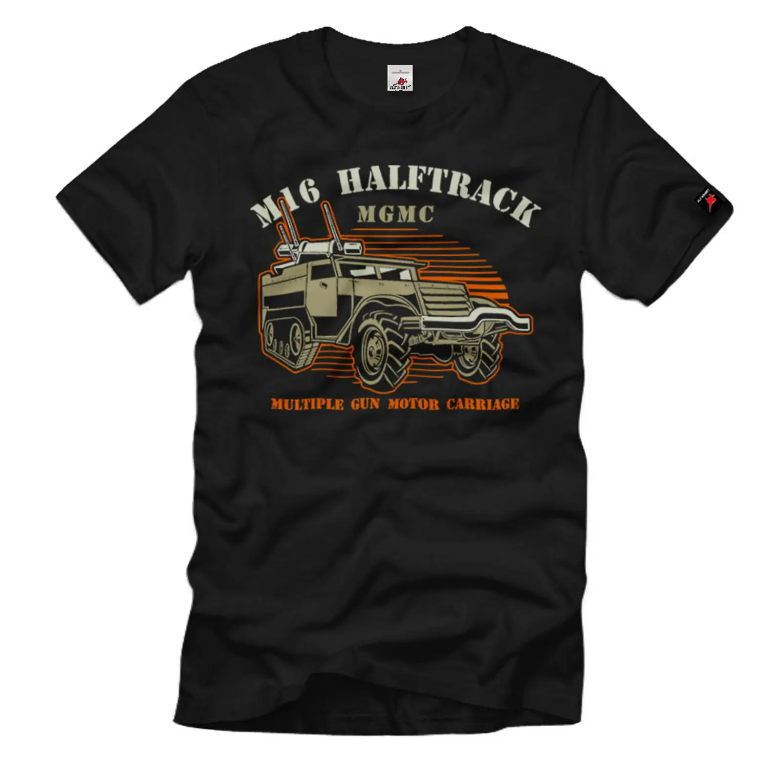 M16 многократная каретка с мотором MGMC Flak Cal 50 T Shirt 37149