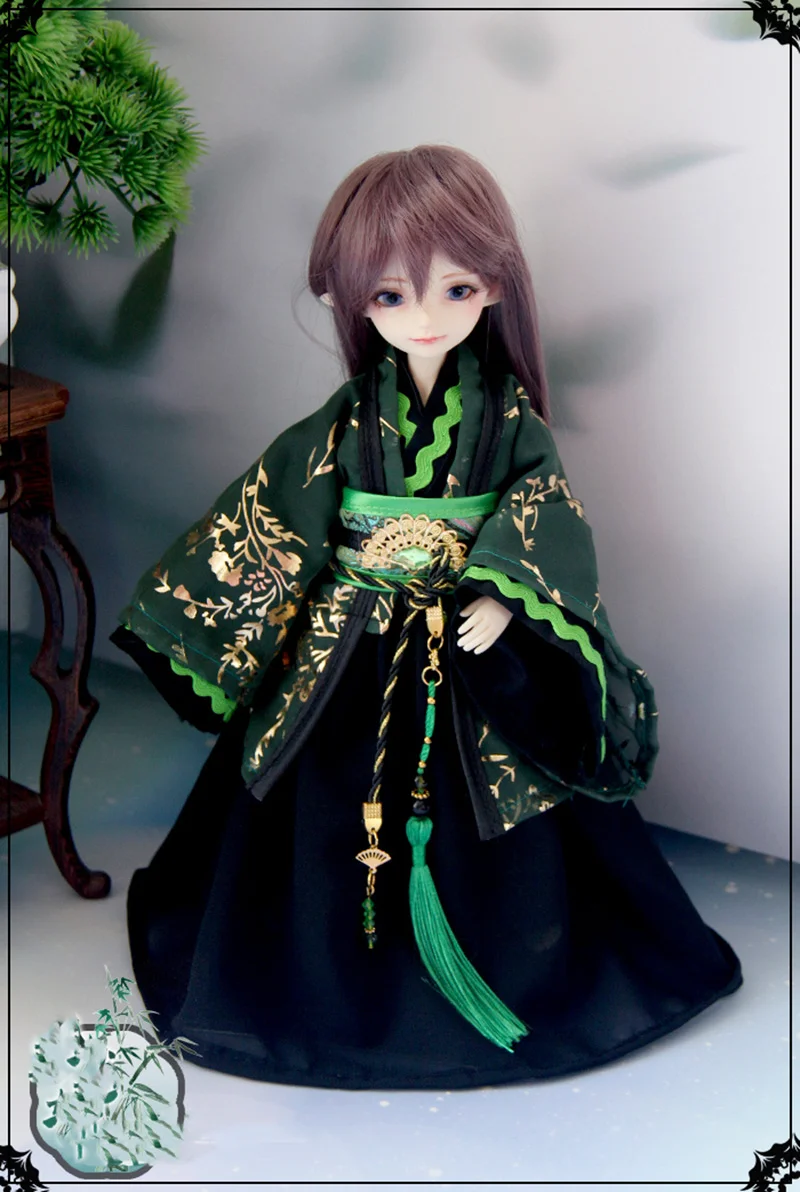 Costume ancien de fée BJD, Robe Hanfu chinoise pour YOSD fille ou garçon, vêtements de poupée, accessoires A1187, échelle 1/6