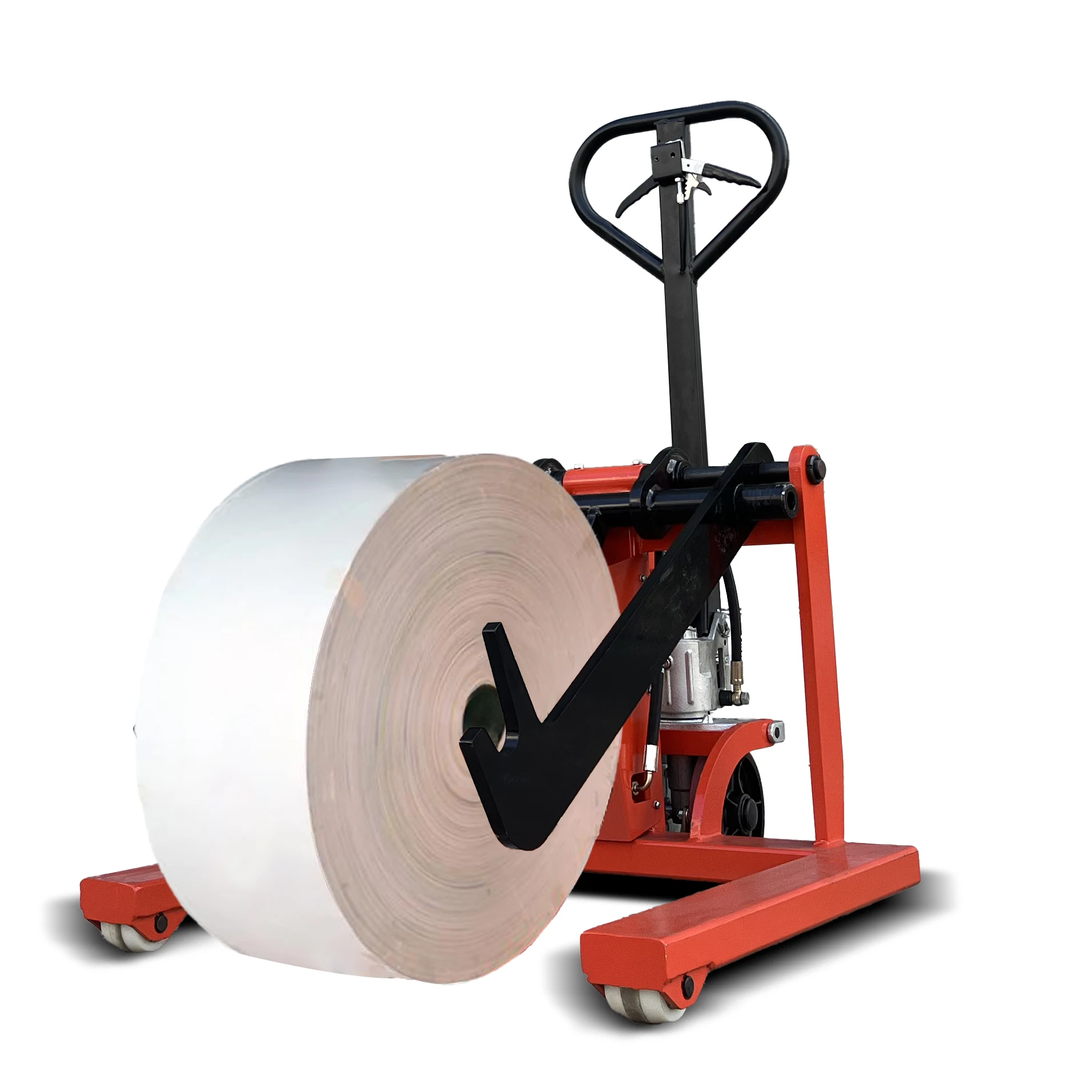 

【Best-selling】350kg 500kg Coil Lifter Reel Handling Trolley With CE Certificate For Roll Handing