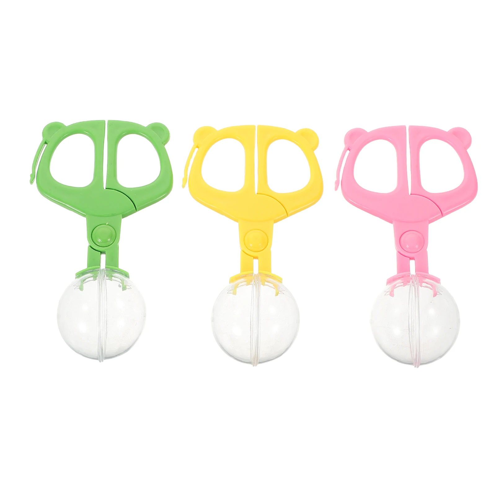 

3pcs Insect Catching Scoopers Tongs Tweezers Kids Exploration Tools Outdoor Adventure Observation Viewer Collection Kit