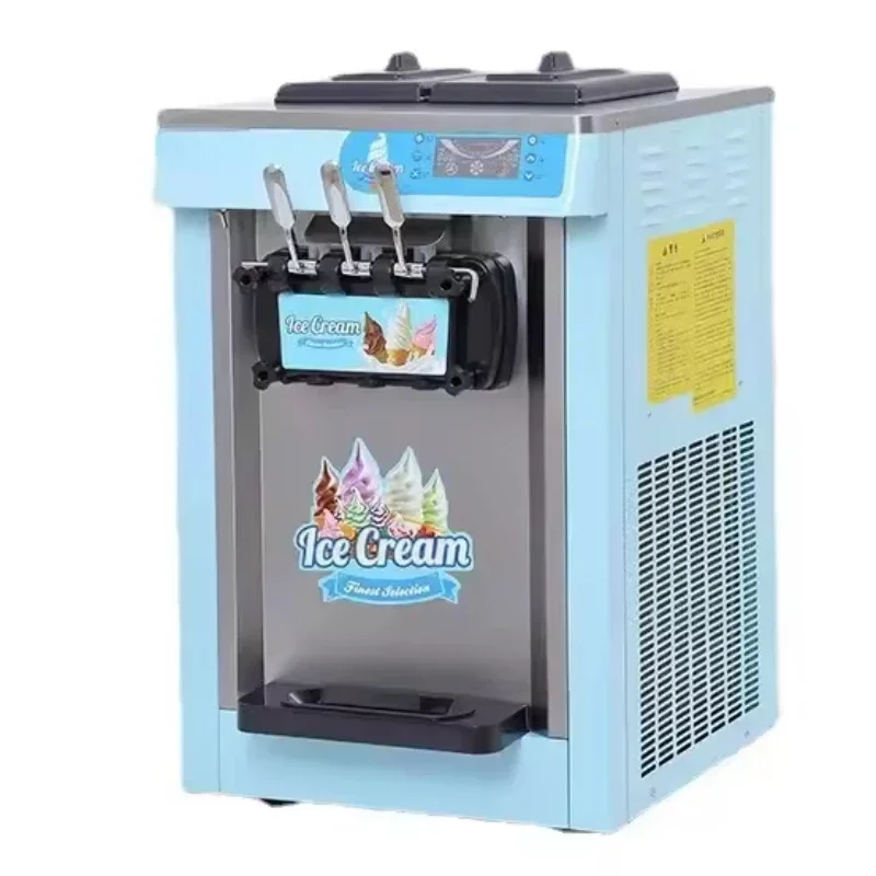 Hot selling Desktop Customized Ice Cream Machine 3 Flavors Hot Selling Cuisinart Intelligent Automatic Soft Ice Cream Air Pump