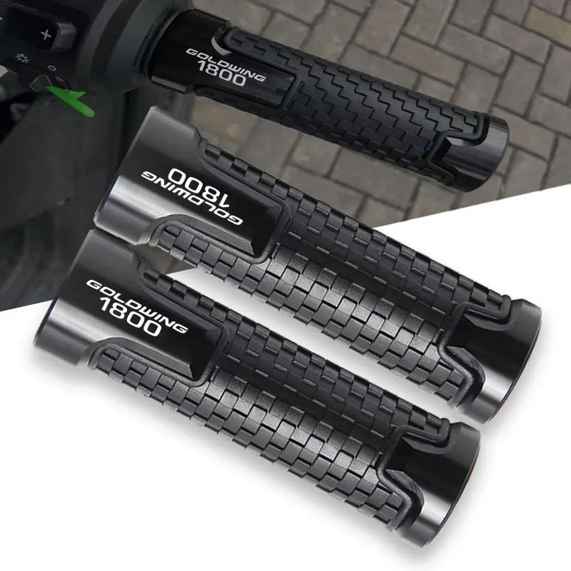 

For HONDA Gold Wing 1800 GL1800 GL 1800 2001-2020 Accessories Motorcycle Non Slip Handlebar Grip Throttle CNC Hand Bar Grips