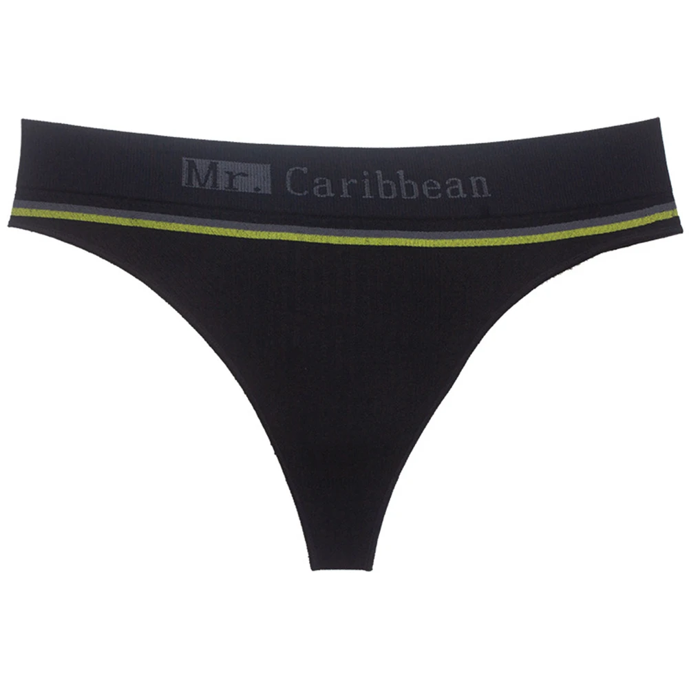 

Elastic Bikini Panties Sexy Mens Middle Waist Sport Briefs Comfortable Underwear Lingerie for Men Skin color Blue Pink