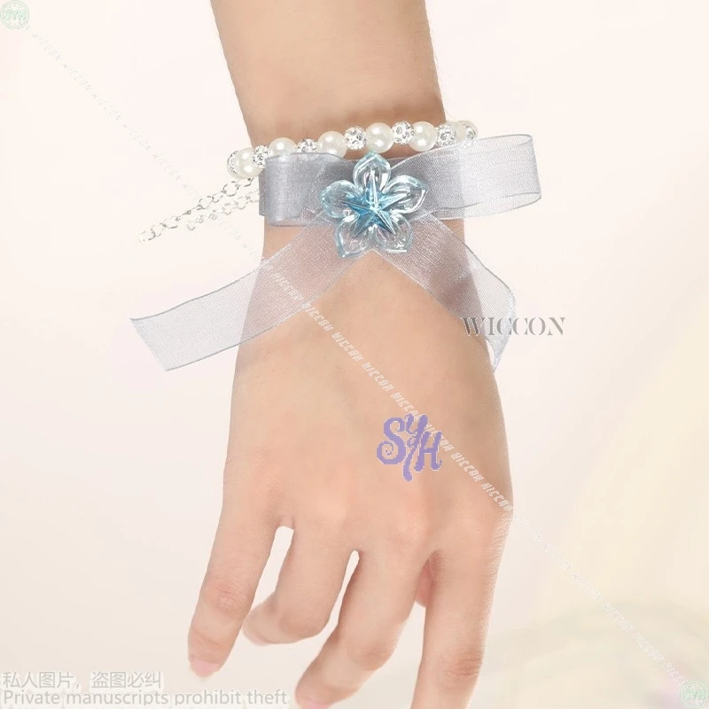 NIKKE آلهة النصر Xinderela تأثيري حلي الأميرة رمادي خارج على الكتف ثوب مسائي لوليتا هالوين