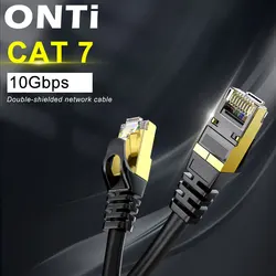 ONTi kabel Ethernet RJ45 Cat7 przewód Lan UTP RJ 45 kabel sieciowy do Cat6 kompatybilny Patch przewód do Router modemu kabla Ethernet