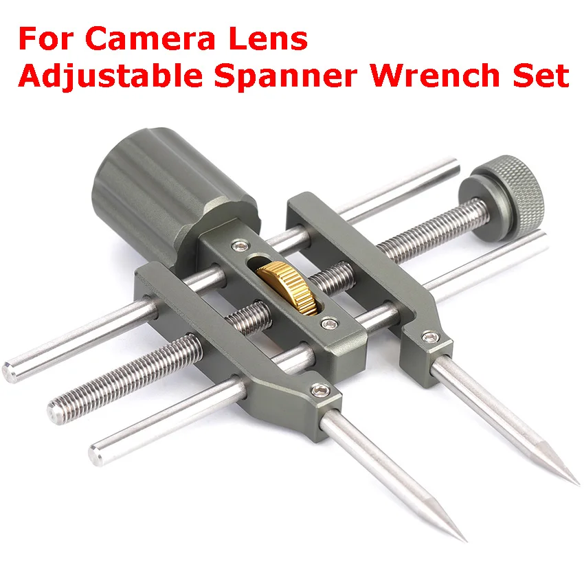 For Camera Lens Adjustable Spanner Wrench Set Camera Lens Maintenance Accessories
