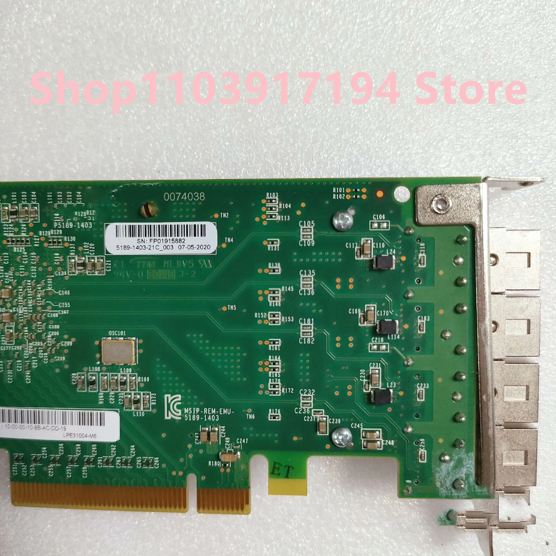 FOR EMULEX LPE31004-M6 16Gb HBA Fibre channel card FP01915882 Network adapte