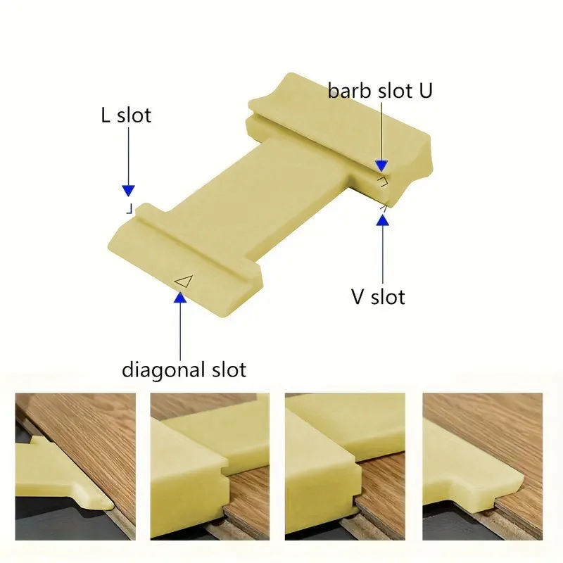 Bloco de batida para instalação de piso laminado, vinil, piso de madeira de aglomerado