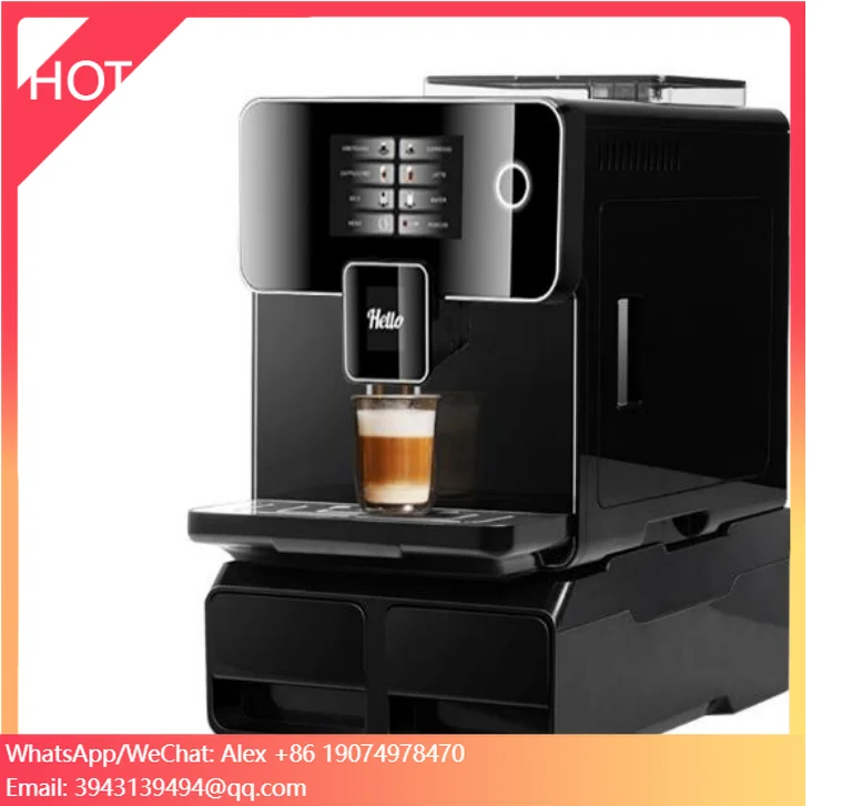 Fully Automatic Cappuccio Or Latte Making Machine Commercial Coffe-esspresso Maker Automatic Coffee Machine With Grinder Prices